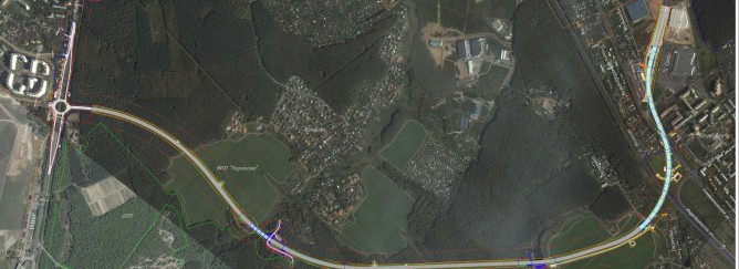 Южный обход Подольска. Ситуационный план