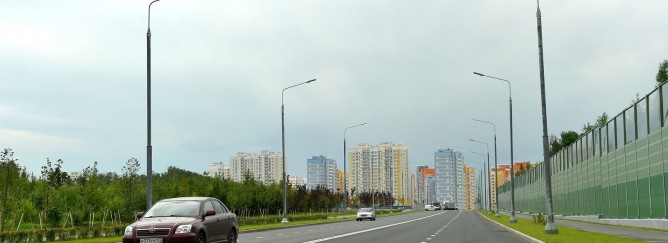 Озеленение и благоустройство автодороги в районе подъезда к Бутово
