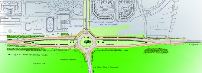 Генеральный план кольцевой развязки