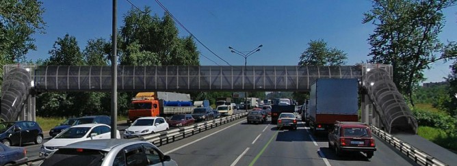 Пешеходный переход на 23м километре автомобильной дороги М7 «Волга» 