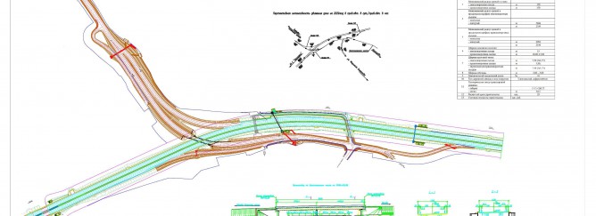 Путепровод на Красногорском шоссе. Плановые решения