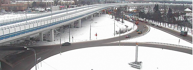 Эстакада построена - начало 2016 года