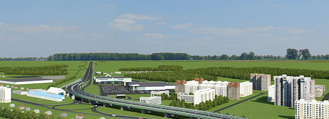 Эстакада: визуализация проектных решений