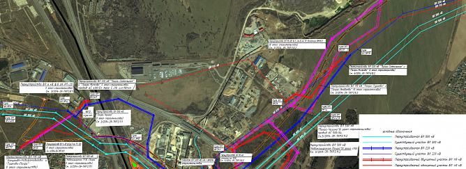 Сводный план размещения инженерных коммуникаций