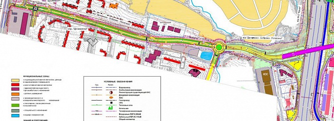 Схема а/д "Дрожжино - Боброво - Лопатино"
