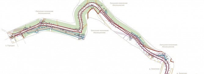 Чертеж межевания территории